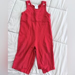 Bella Bliss Red Kids Overalls
